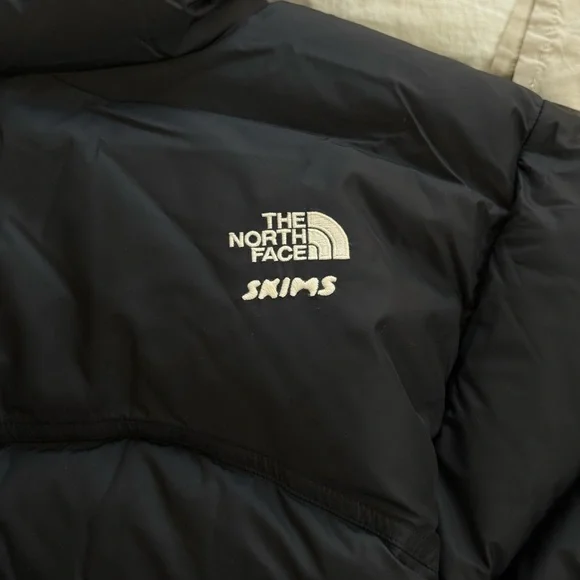 SKIMS Black Puffer Jacket